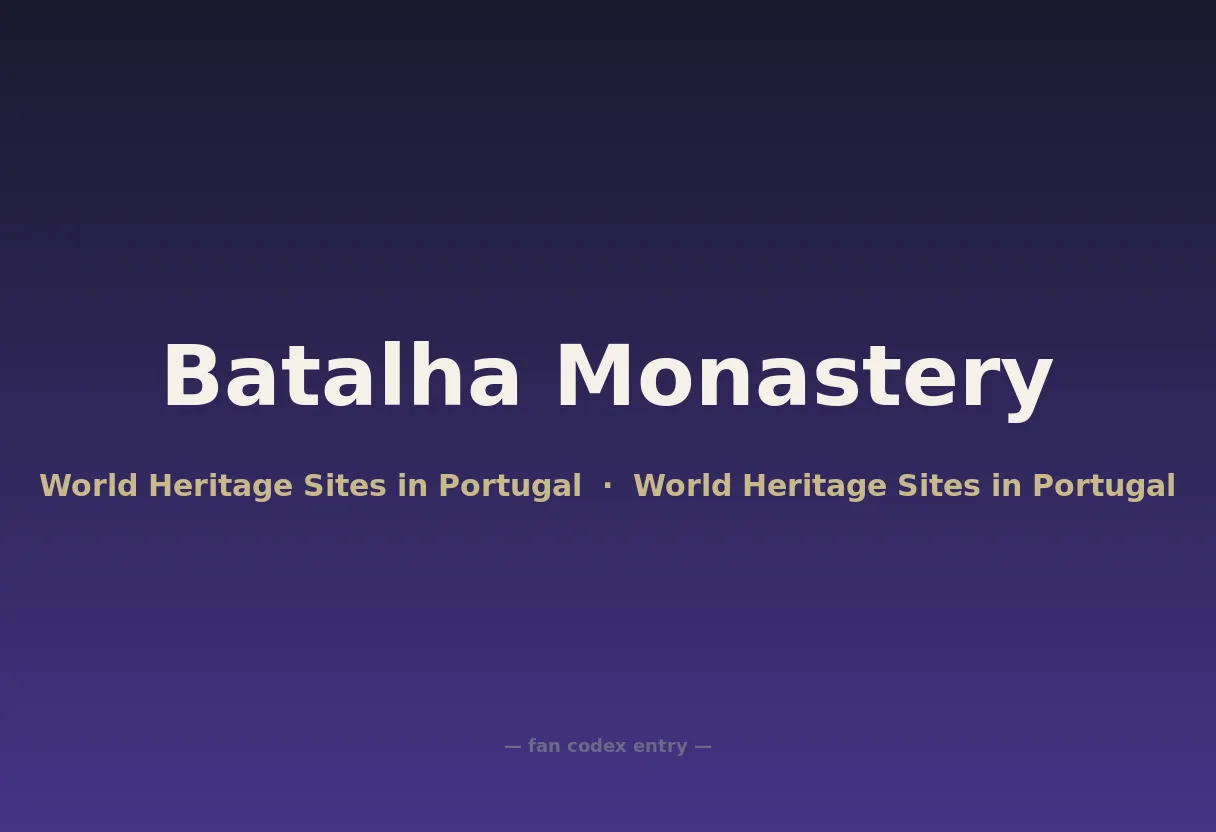 Batalha Monastery